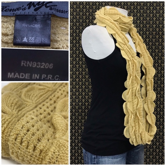 Anthro “Scalloped Scarf” by Renee’s NYC - Picture 8 of 8